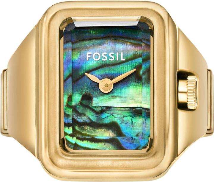 Produktbild Fossil RAQUEL WATCH RING Dames Horloge 14 mm - Goudkleurig (14 mm)