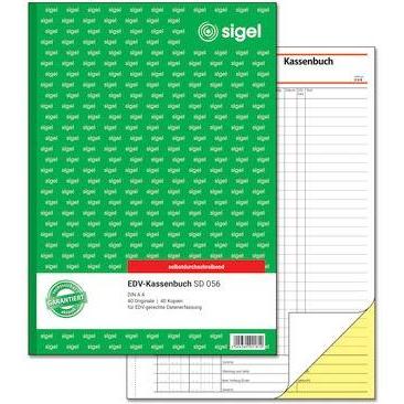 Sigel, Formular, Kassenbuch Papierformat: DIN A4 Farbe des Einbandes: grün (40 x)