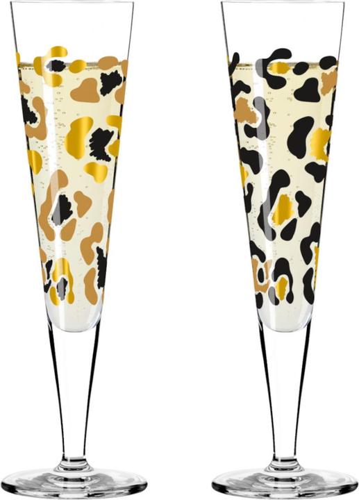 Produktbild Ritzenhoff Goldnacht Champus-Duett (A. Vasconcelos) H25 (20.50 cl, 2 Gläser, Sektgläser)