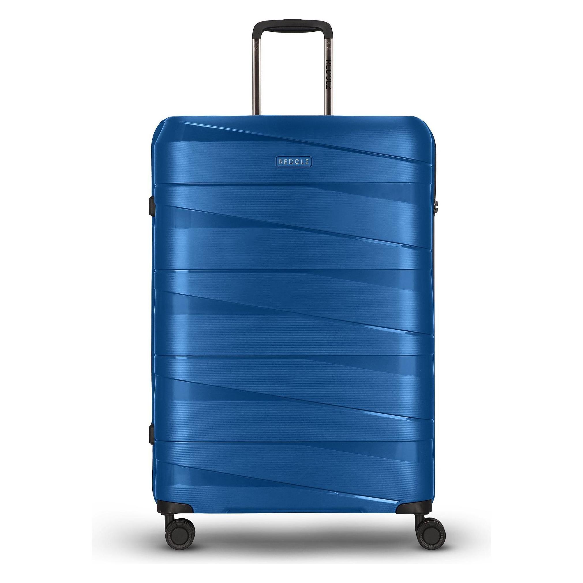 Redolz, Koffer, Essentials 10 Large 4 Rollen Trolley 76 Cm, Blau, (103 l)