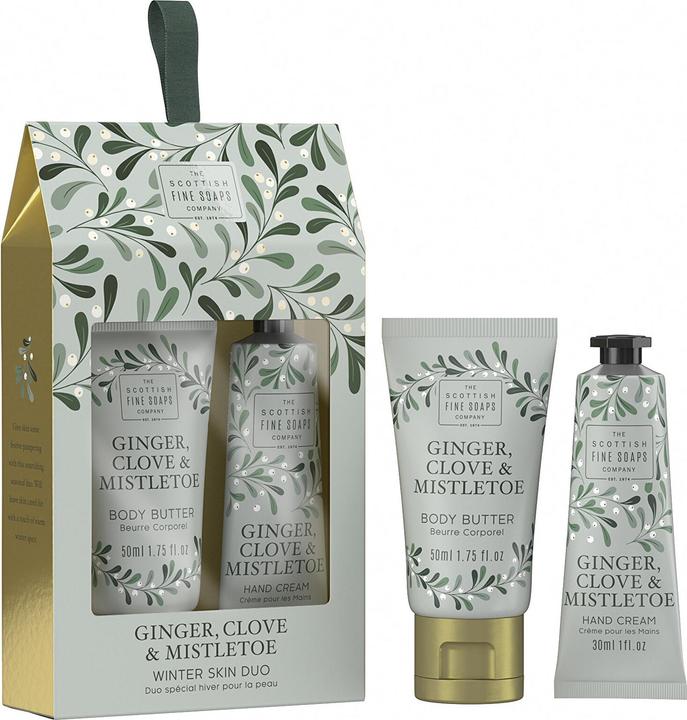 Produktbild Scottish Fine Soaps Winter Skin Ginger. Clove & Mistletoe Body Care Gift Set (Körperpflegeset)