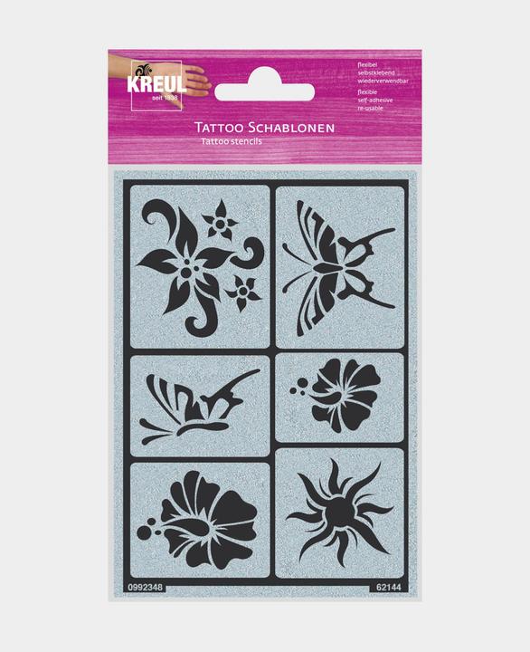 Actual product image I Am Creative Tatoo Stencils