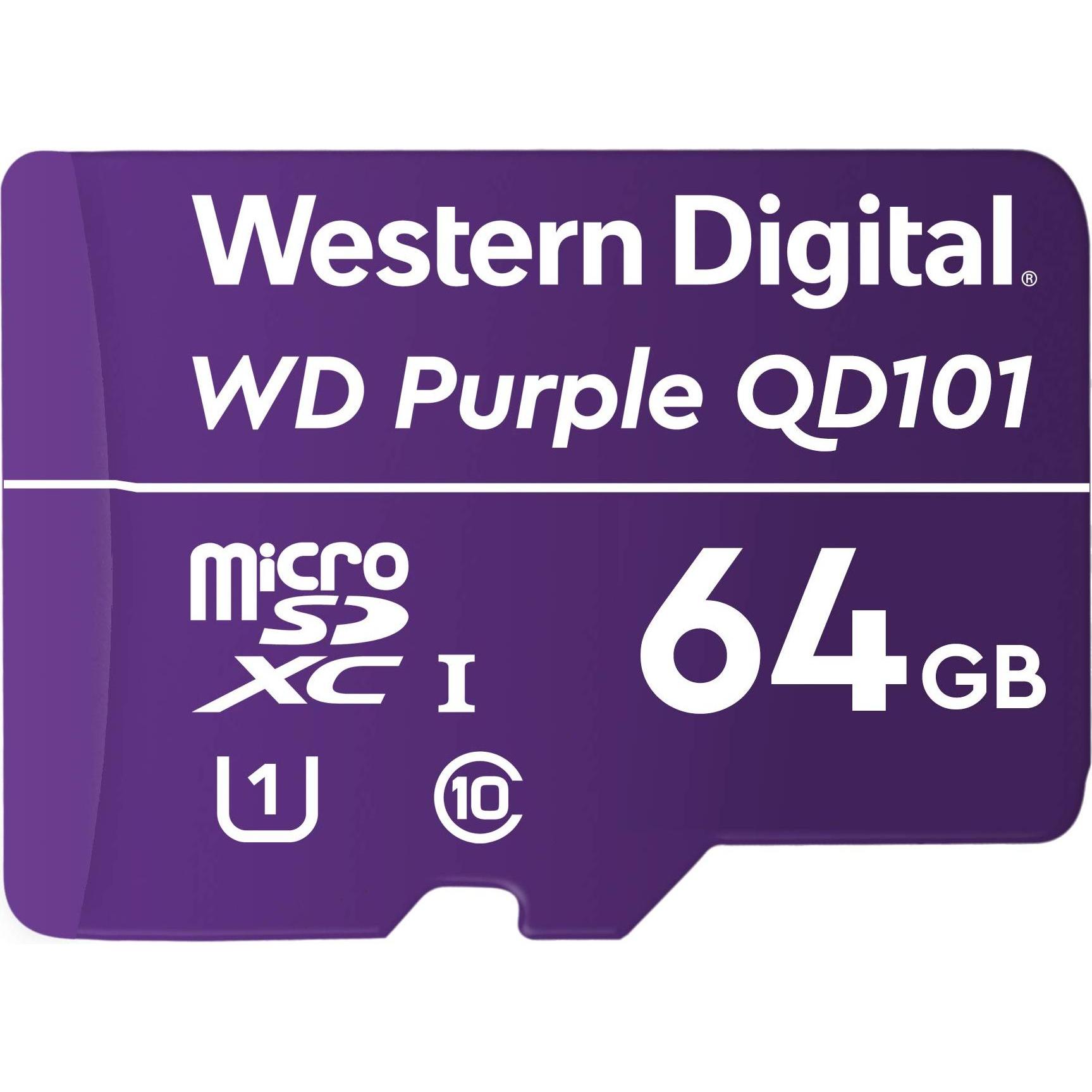 Thumbnail - WD Purple (64 GB, microSDXC, U1, UHS-I), Speicherkarte, Violett