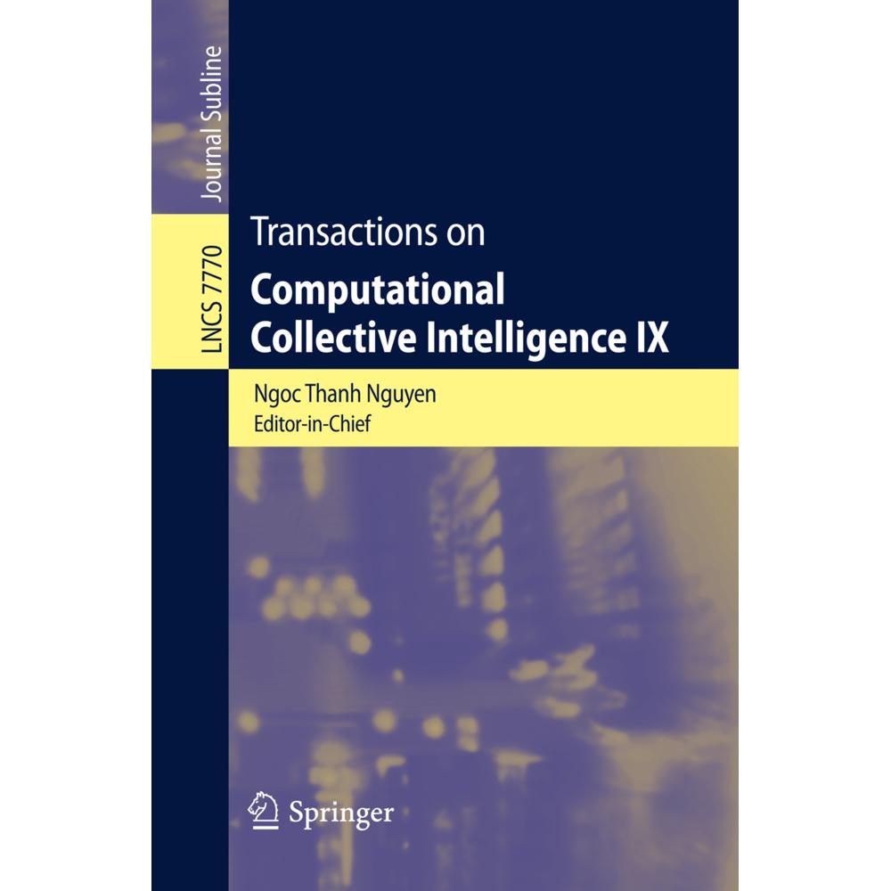 Transactions on Computational Collective Intelligence IX, Fachbücher