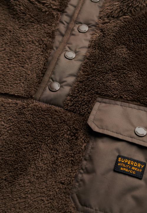 Produktbild Superdry Fleece-Pullover mit Stehkragen (S)