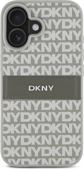 Actual product image DKNY Repeat Pattern Tonal Stripe Backcover (Apple iPhone 16)