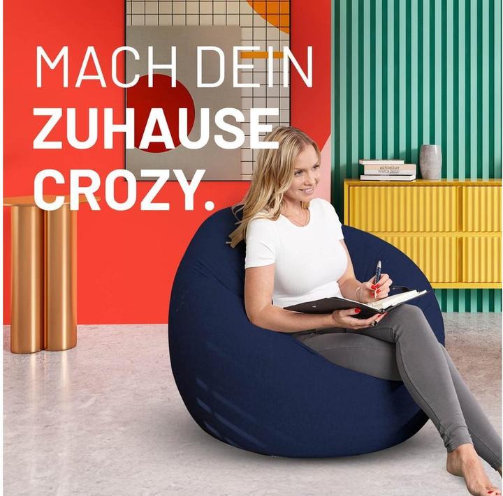 Actual product image Lumaland Sitzsack Flexi Comfort 320 L, Nachtblau