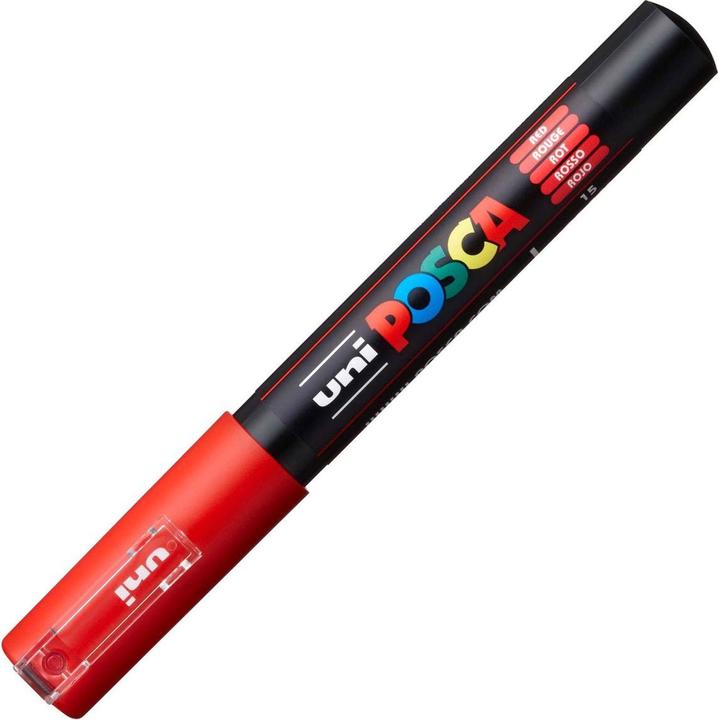 Produktbild Posca Extra Fine Marker PC-1M (Rot, 0.70 mm, 1 x)