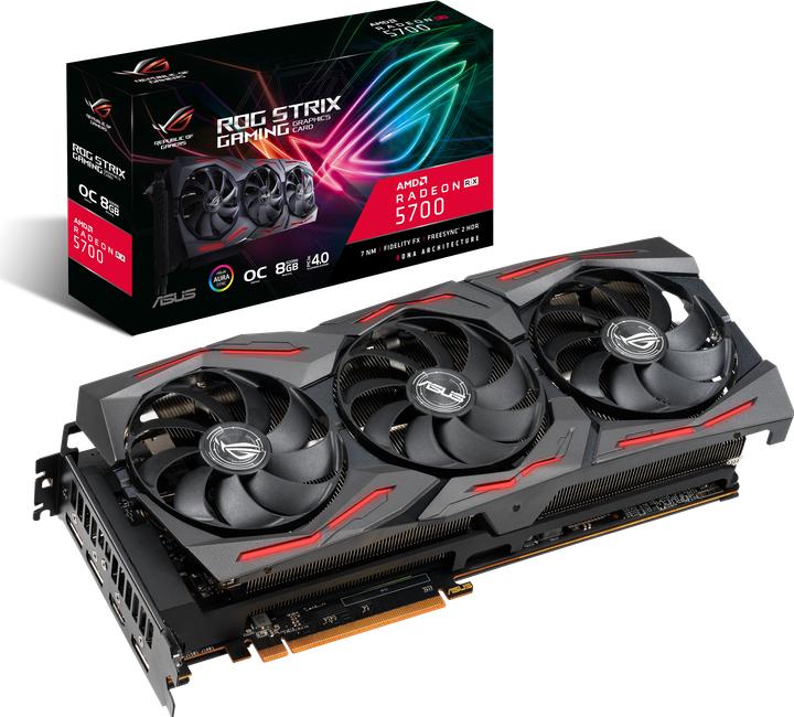 Actual product image ASUS Radeon ROG STRIX RX 5700 O8G GAMING (8 GB)