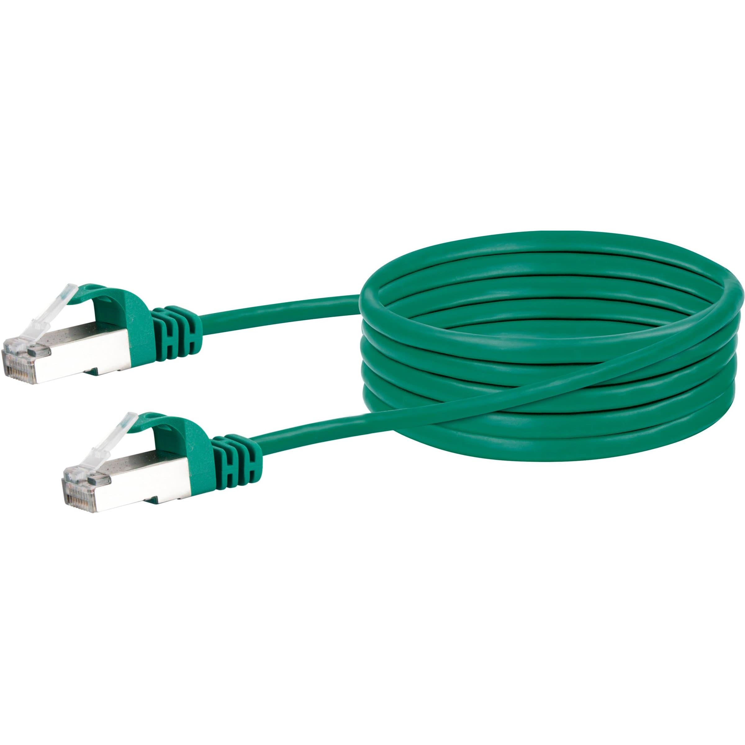 Schwaiger Netzwerkkabel S/FTP (SF/UTP, CAT6, 1 m), Netzwerkkabel