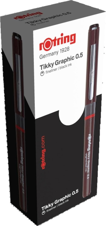 Rotring Tikky Graphic (Schwarz, 1 x)