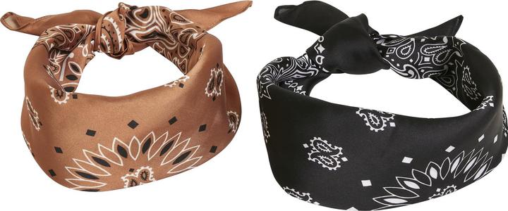 Produktbild Urban Classics Doppelpack Satin Bandana