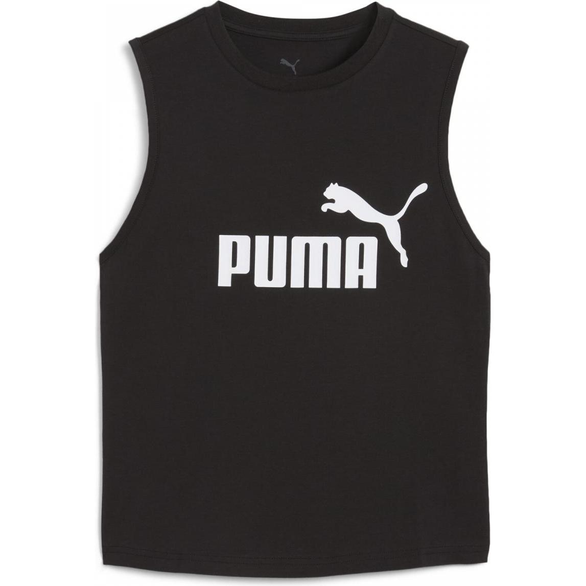 Puma, Damen, Sportshirt, ESS No. 1 Logo Slim Tank (XL), Blau, XL