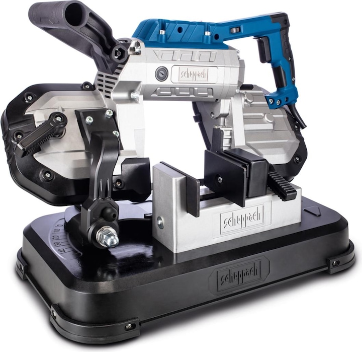 Scheppach Metall-Bandsäge 1141 mm inkl. variabler Geschwindigkeit, Laser, LED & Untergestell