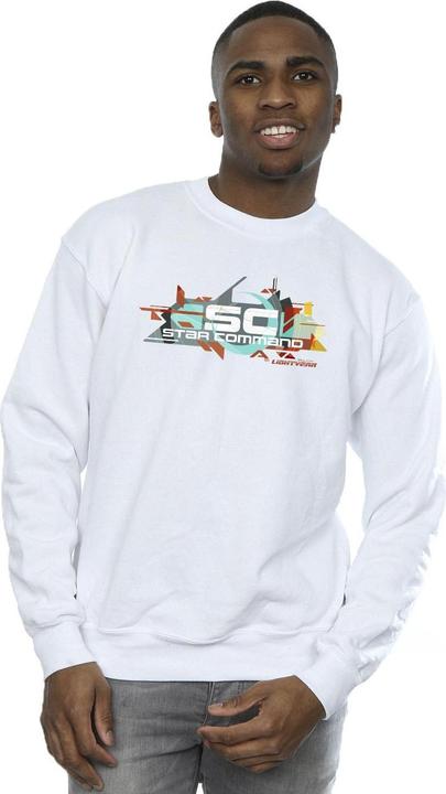 Actual product image Disney Mens Lightyear Star Command Graphic Title Sweatshirt (S)