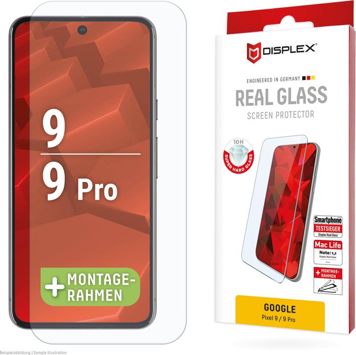 Produktbild Displex Real Glass, 2D Panzerglas (1 Stück, Google Pixel 9 Pro, Google Pixel 9)