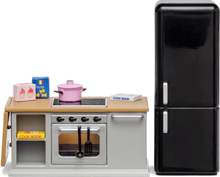 Lundby Puppenhauszubehör Küchen Set
