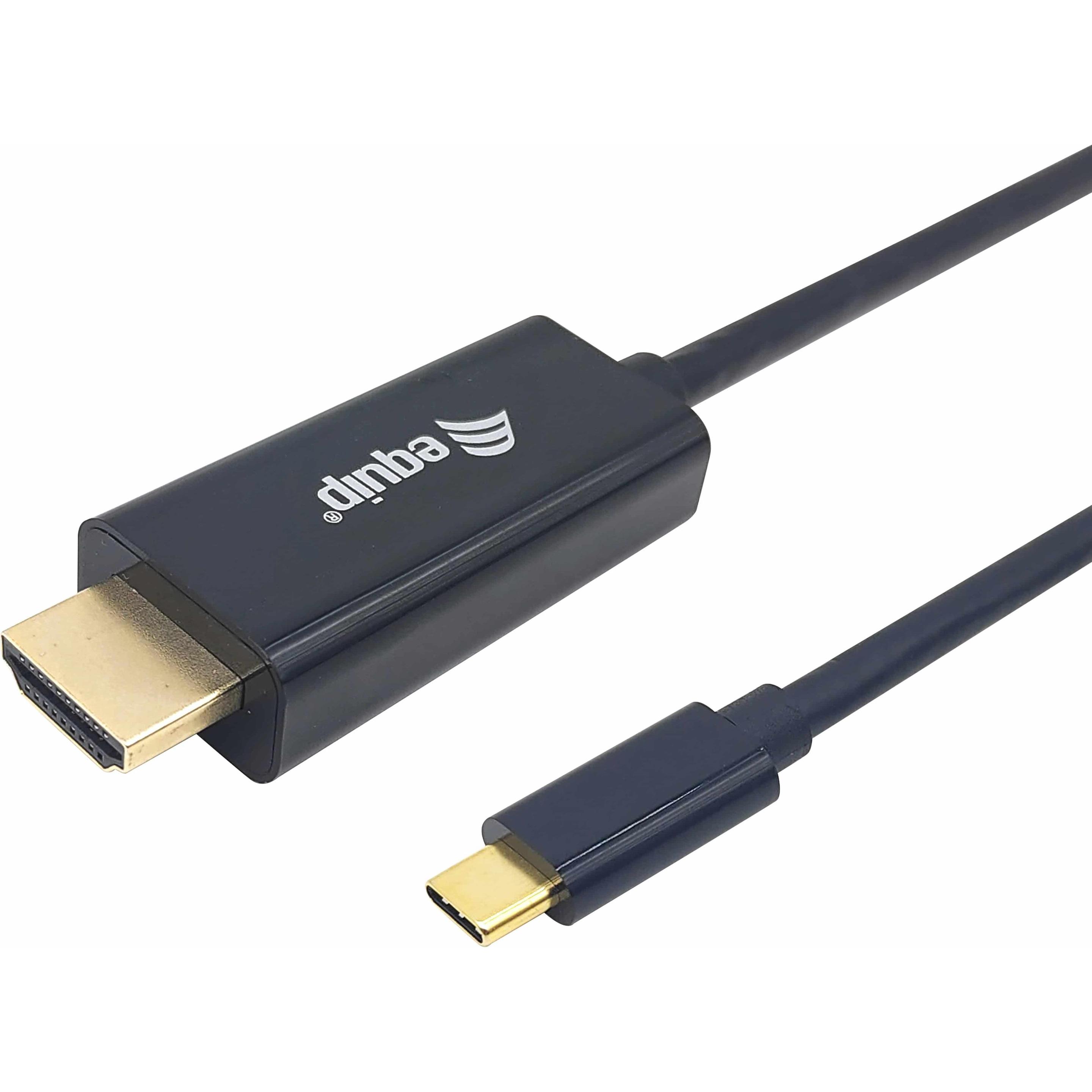 equip HDMI (Typ A) — USB Typ C (3 m, HDMI, USB Typ C), Video Kabel