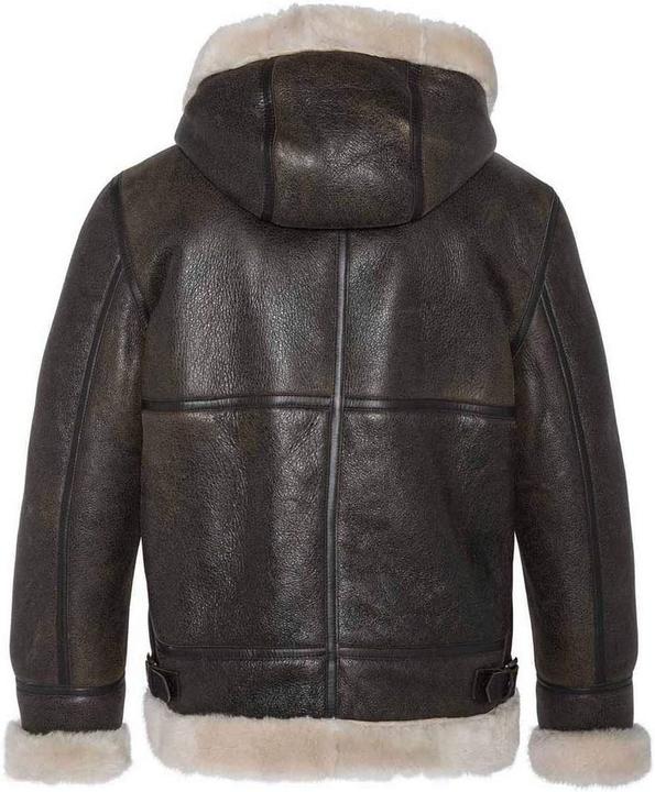 Produktbild Schott Nyc Bombardier Lederjacke mit Kapuze (L)