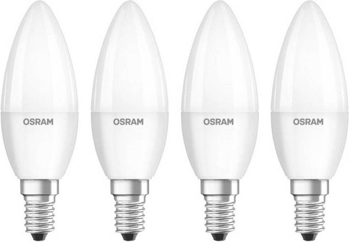 Actual product image Osram Base Classic B (E14, 5.70 W, 470 lm, 4 x, F)