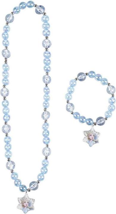 Disney Frozen Halskette und Armbänder Set 2 Stücke Blau (Kunststoff)