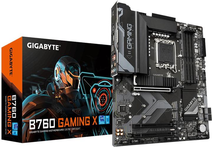 Actual product image Gigabyte B760 GAMING X (LGA 1700, Intel B760 Express, ATX)