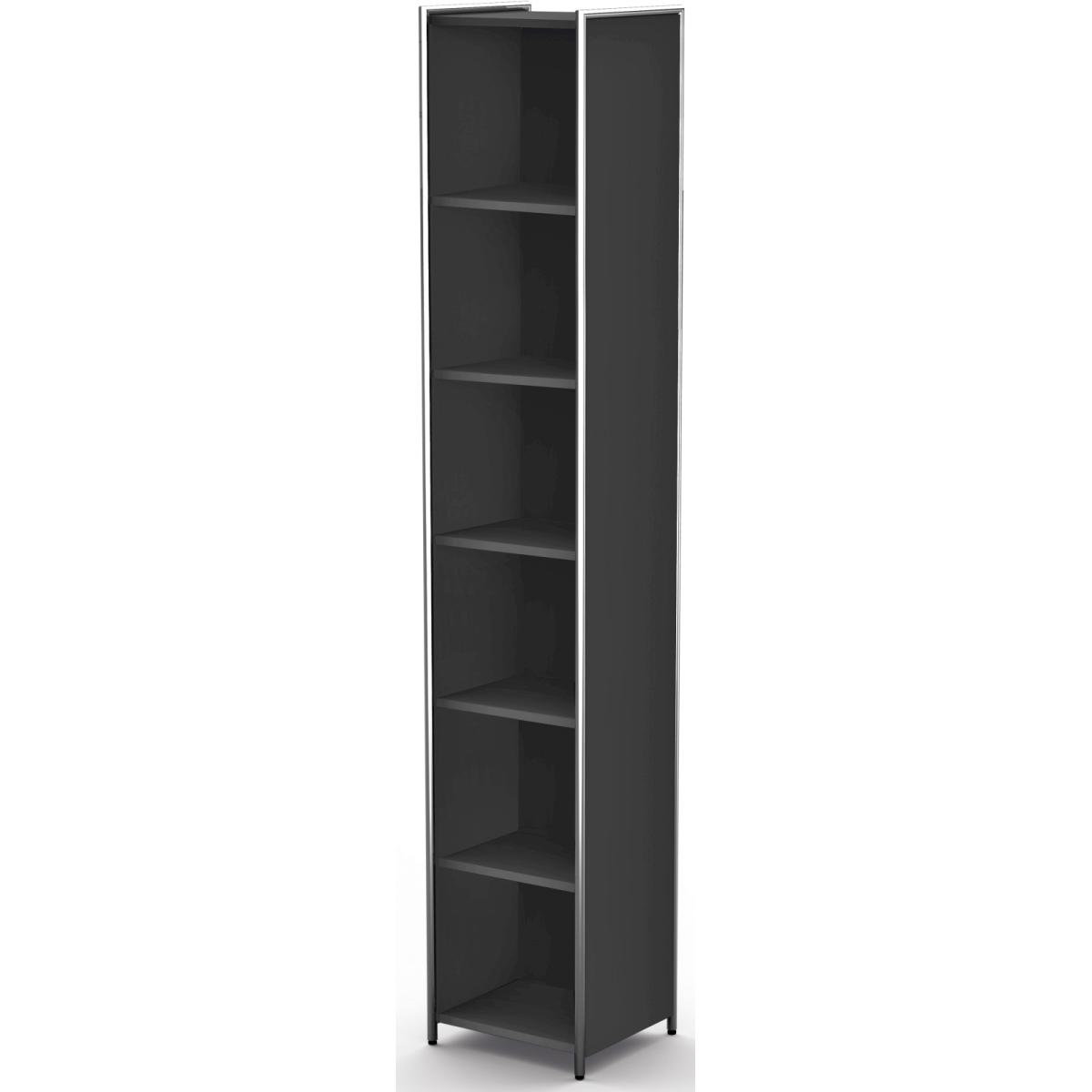 Kerkmann, Aktenschrank, Regal ARTLINE, 5 B”den, (B)410 mm, anthrazit