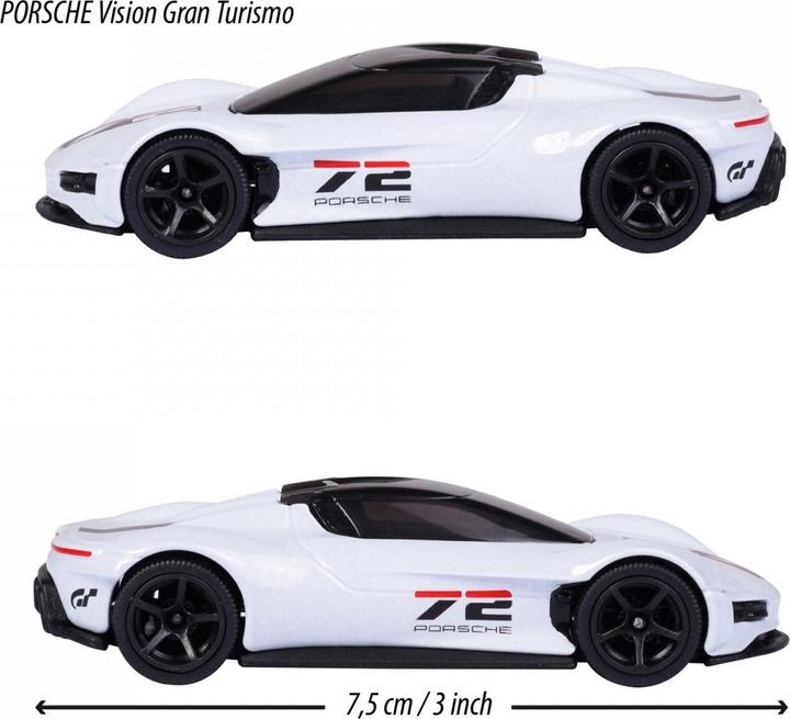 Actual product image Majorette Porsche Motorsport Deluxe Vision GT
