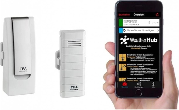 Actual product image TFA WeatherHub