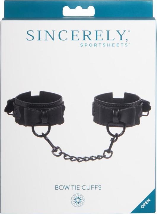 Actual product image Sportsheets Sincerely Bow Tie Cuffs