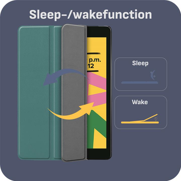 Produktbild Cazy Premium Smart Hülle Kompatibel mit iPad 2021 (9th Gen)/2020 (8th Gen)/iPad 2019 (7th Gen) - Schutz (iPad 2021 (9. Gen), iPad 2019 (7. Gen), iPad 2020 (8. Gen))