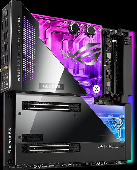 Actual product image ASUS ROG Maximus Z690 Extreme Glacial (LGA 1700, Intel Z690 (DDR5), E-ATX)