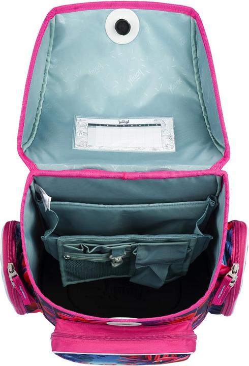 Image du produit Baagl 5-teiliges Schulranzen-Set - Flamingo - inkl. Turnbeutel, Federmäppchen, Heftbox und Brotdose