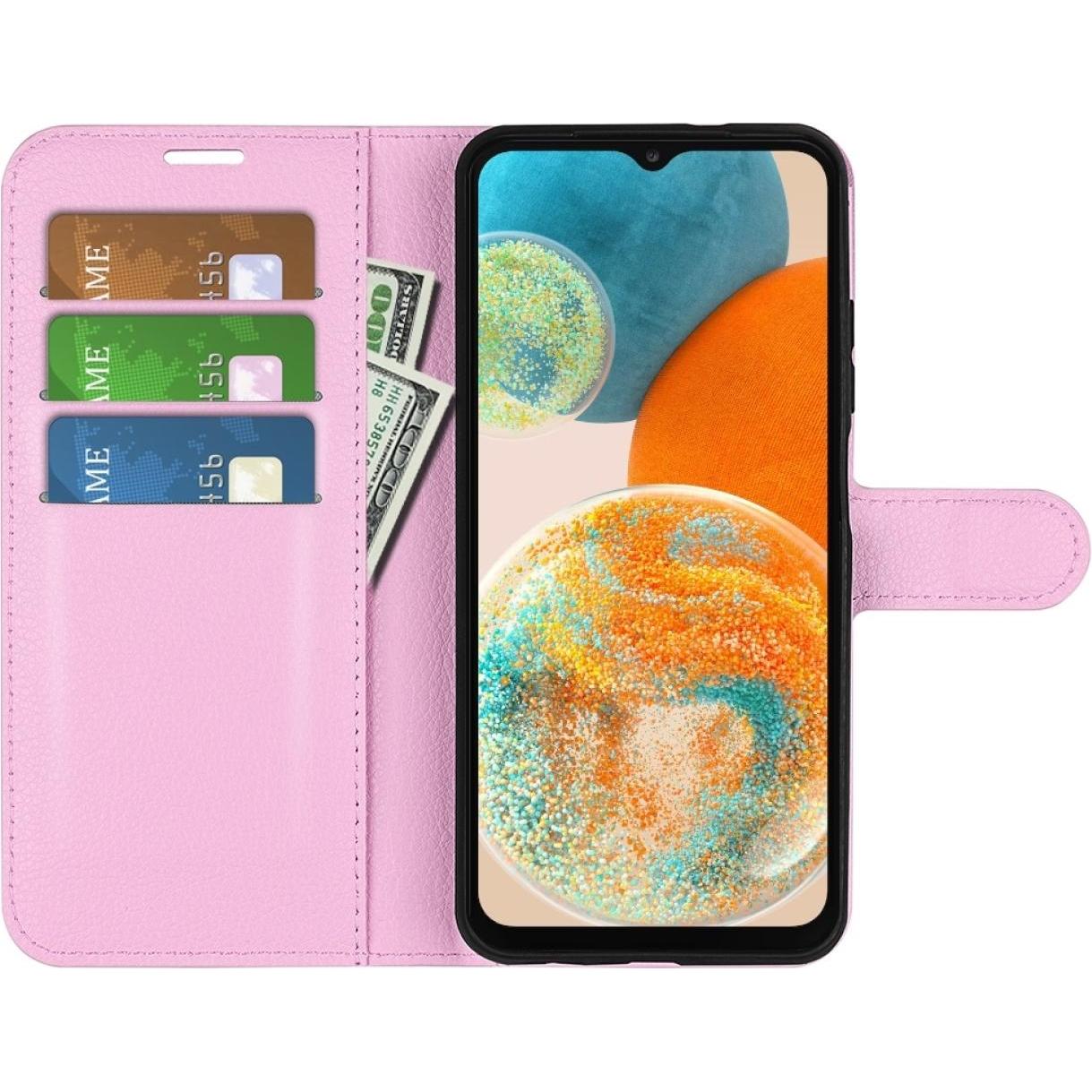 Thumbnail - Screenguard Samsung Galaxy A23 5G Leather Guard Lederhülle (Samsung Galaxy A23 5G), Smartphone Hülle, Rosa