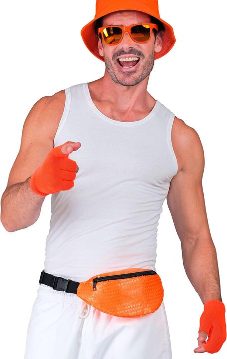 Immagine prodotto Widmann Neon orange Fingerlose Woll Handschuhe