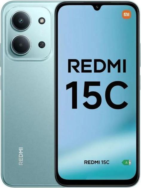 Actual product image Xiaomi Redmi 15C 4G Dual Sim 4GB RAM 128GB - Mint Green (128 GB, Mint green, 6.90", 4G)
