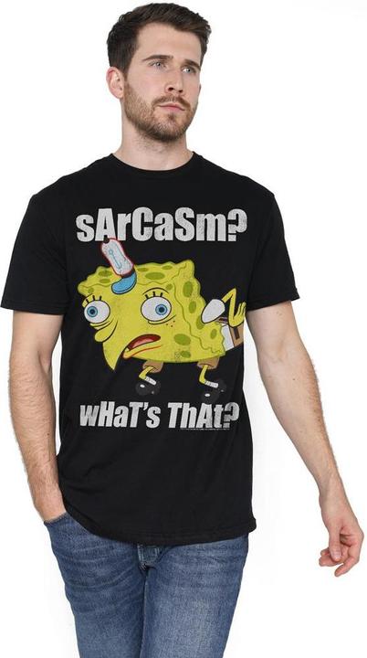 Produktbild Spongebob Squarepants Sarcasm Meme TShirt (3XL)