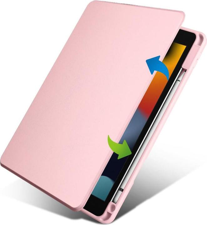 Produktbild Cover-Discount iPad 10.2 - 360-Grad Hülle rosa (Apple iPad 2019 (7. Gen), Apple iPad 2020 (8. Gen), Apple iPad 2021 (9. Gen))