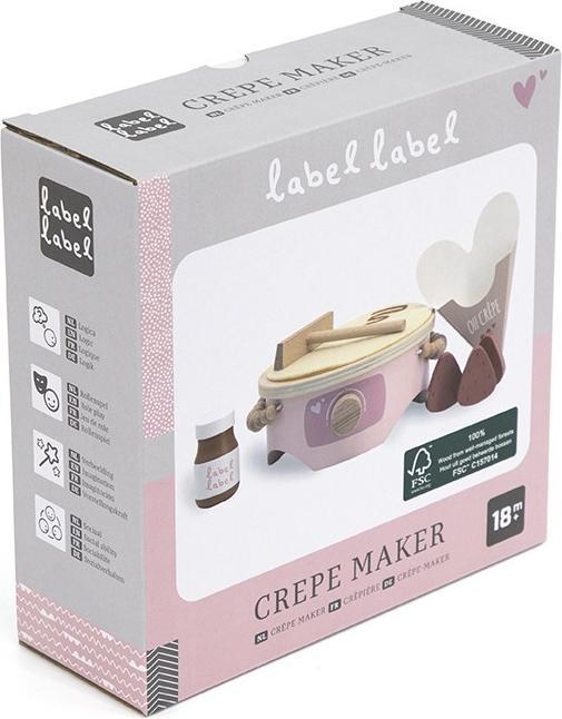 Actual product image Label Label Crêpes-Maschine – Pink