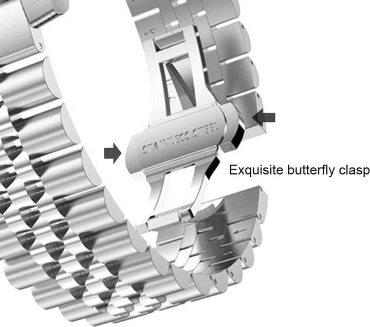 Image du produit Cadorabo Bracelet pour Samsung Galaxy Watch (20 mm, Acier inoxydable)