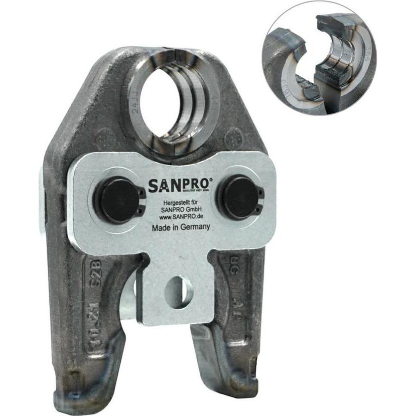 Sanpro, Zange, - U - Profil Pressbacke / Presszange, Grösse U 25