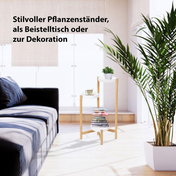 Actual product image Hermex Flower Stand Plant Stand Shelf Holder Stair Rack Flower Table