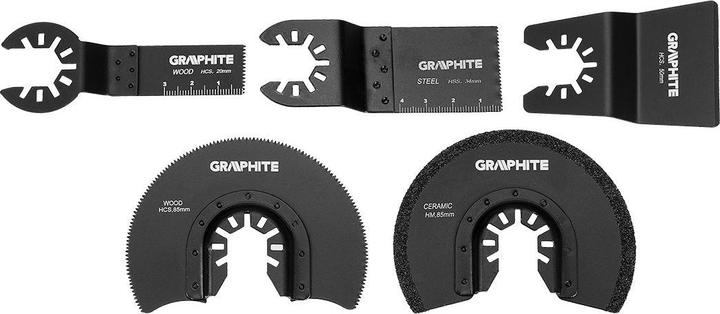 Produktbild Graphite Multifunktionsgerät 500W, Schwingungszahl 8000-16000 min??, Koffer