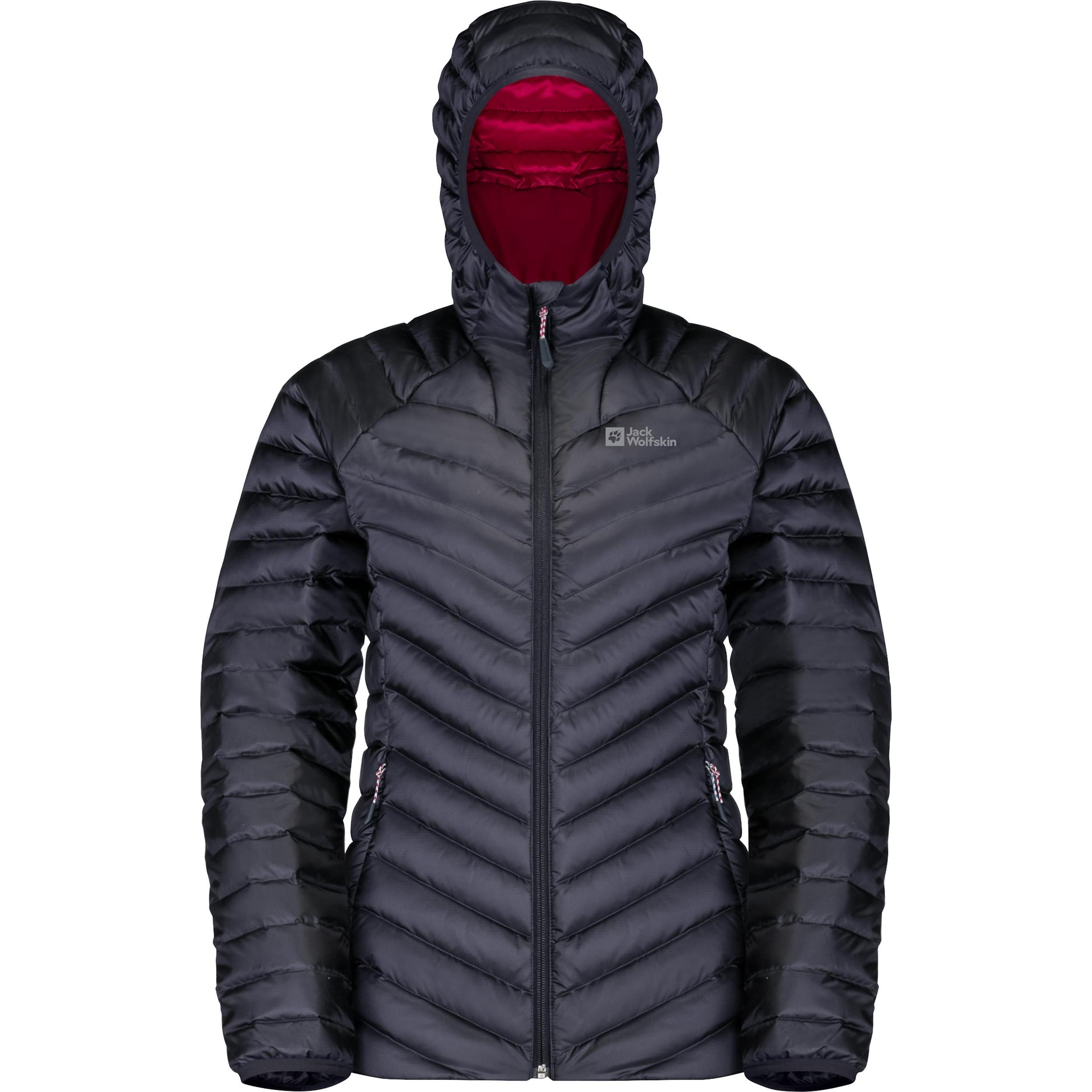 Thumbnail - Jack Wolfskin, Damen, Jacke, Passamani Down Hoody W (L), Schwarz, L