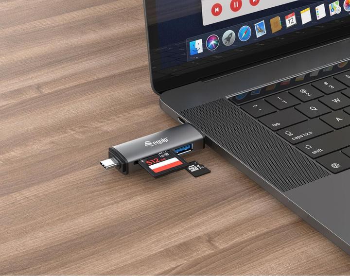 Actual product image equip USB 3.0 HUB Card Reader (USB-C, USB 3.0)