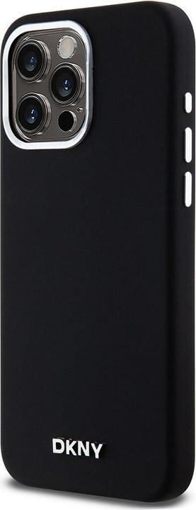 Produktbild DKNY DKHMP15XSMCHLK iPhone 15 Pro Max 6.7" czarny/black hardcase Liquid Silicone Small Metal Logo Ma (Apple iPhone 15 Pro Max)