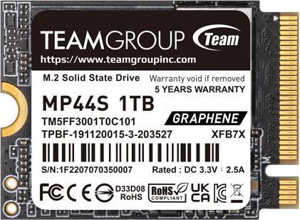Actual product image Team Electronic Team Group MP44S 1TB (1000 GB, M.2 2230)
