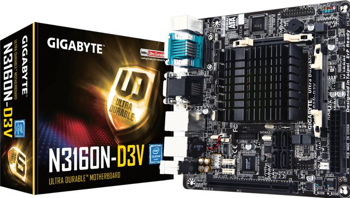 Produktbild Gigabyte GA-N3160N-D3V (FCBGA1170, Mini-ITX)