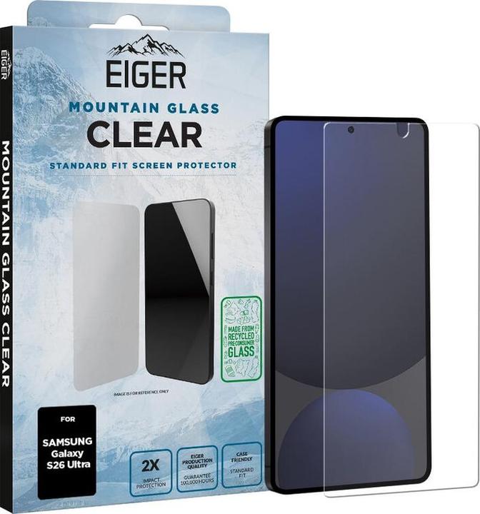 Eiger Mountain Glass Clear (1 pcs., Samsung Galaxy S26 Ultra)