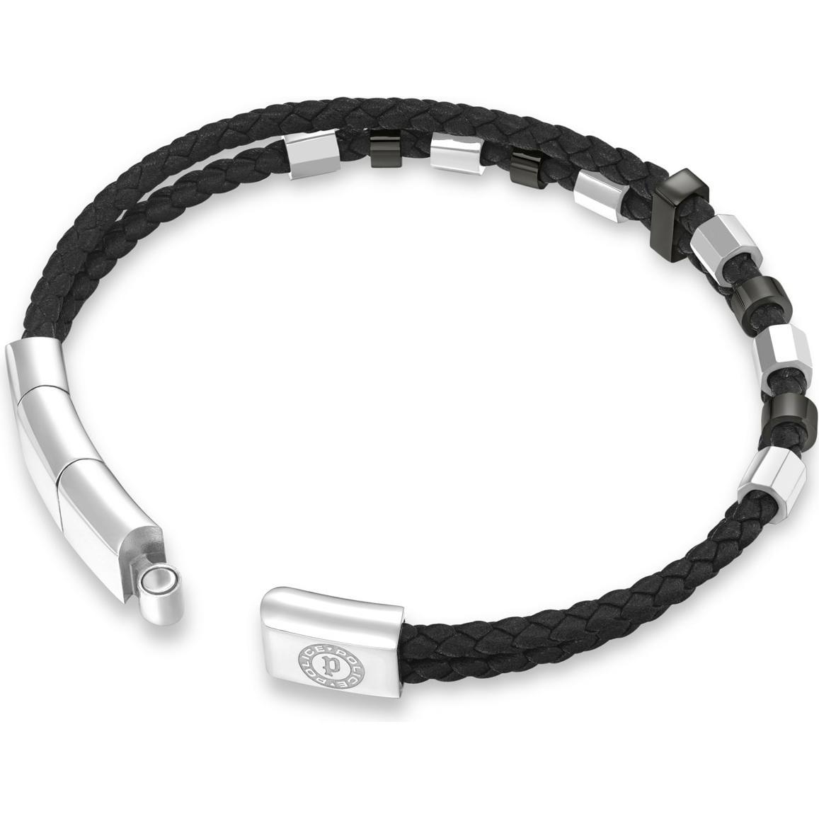 Thumbnail - Police, Armschmuck, PEAGB0035601 Freeway, (19 cm, Leder, Edelstahl)